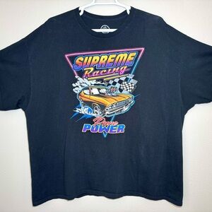 Supreme Racing ‘Pure Power’ Street Racing Graphic T-Shirt 3XL Black